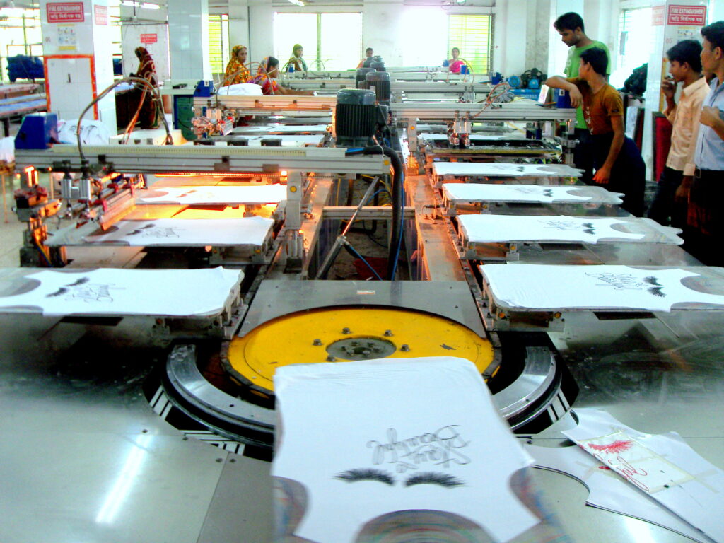 Bulk Crew Neck T-shirt Printing Process